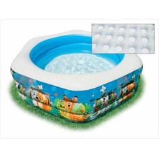Басейн 57496 (3шт) дисней, 191-178-61см, в кор-ке, 40-35,5-9см