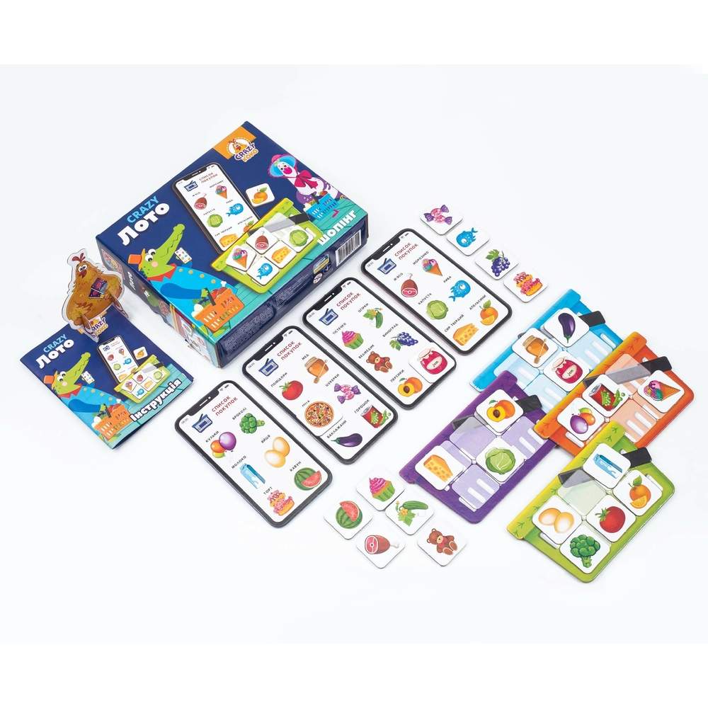 Фото, Видеообзоры гра настільна «crazy лото» vt8055-09