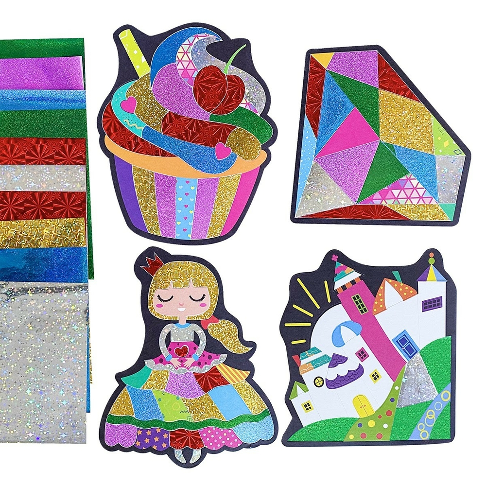 Фото, Відеоогляди набір для творчості з фольгою «foil craft. принцеса» vladi toys vt4433-11