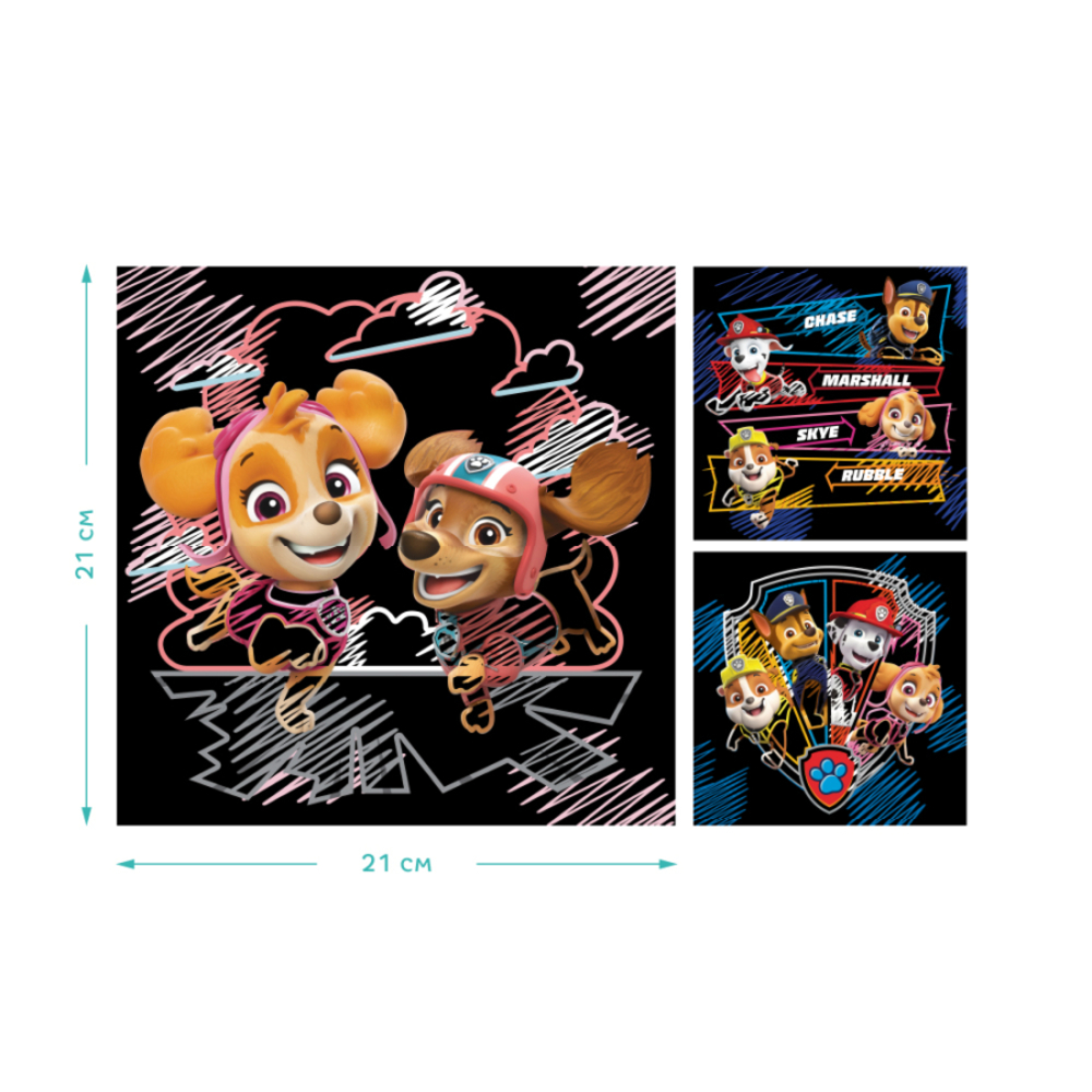 Фото, Відеоогляди набір гравюр dodo paw patrol команда