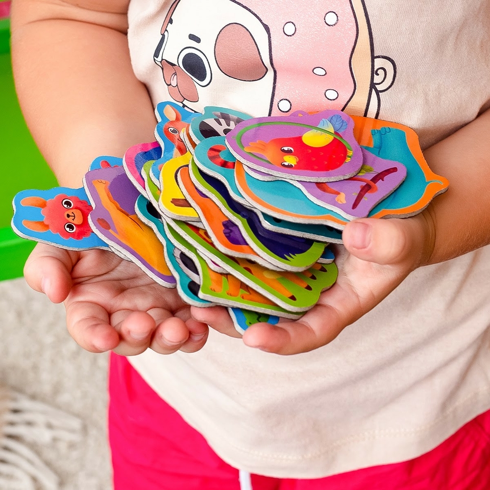 Фото, Відеоогляди набір магнітів «зоопарк» vt3106-25