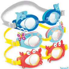 Окуляри для плавання 55610 (12) розмір S, 3-8 років, на листі Окуляри для плавання 55610 (12) розмір S, 3-8 років, на листі
