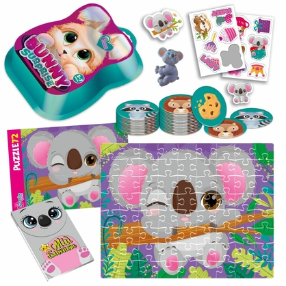 Фото, Відеоогляди набір для творчості vladi toys із сюрпризами "bunny surprise. темно-рожевий" vt8080-12