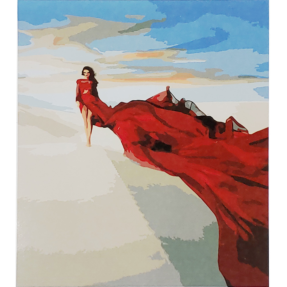 Фото, Видеообзоры картина за номерами strateg преміум прогулянка в пустелі з лаком розміром 30х40 см (ss6631)