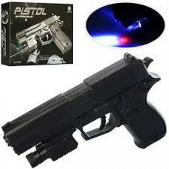 Пістолет на пульках P220 (А) лазерний приціл, в коробці