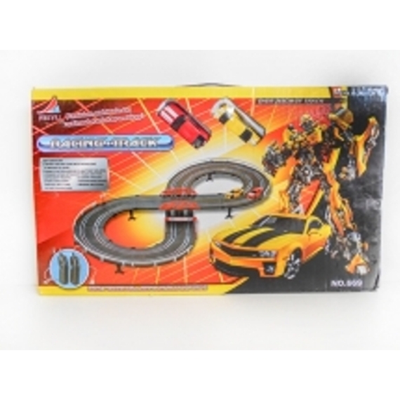 Трек 669 (18шт) машинки 2шт, на бат-ке, в кор-ке, 56-33-5см