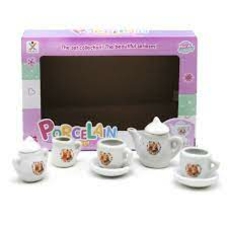 Посудка фарфор 808-D13 чайник чашечки блюдця в кор