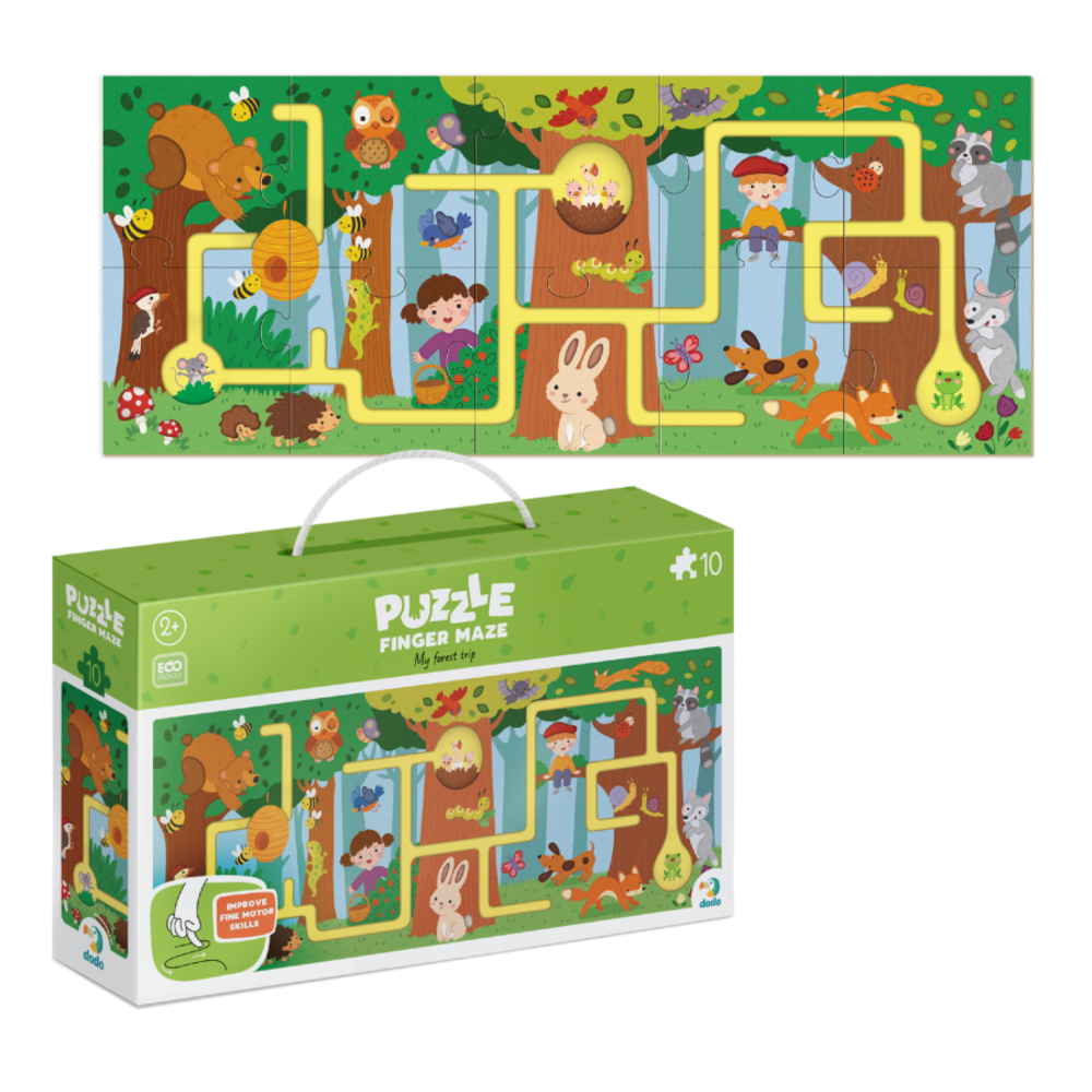 Фото, Відеоогляди пазл-лабіринт dodo моя мандрівка лісом