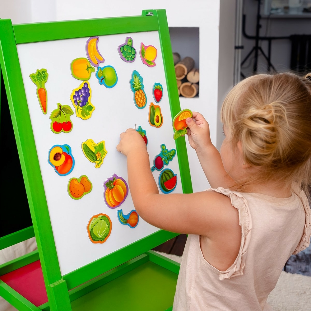 Фото, Видеообзоры набір магнітів «овочі та фрукти» vt3106-28
