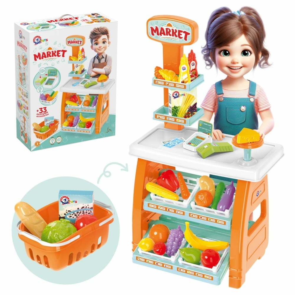 Фото, Відеоогляди іграшковий набір "маркет технок", арт.0730