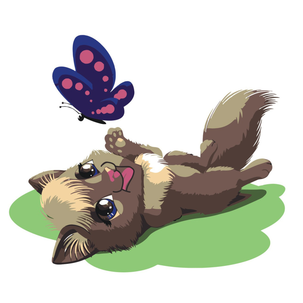 Фото, Видеообзоры картина за номерами strateg преміум грайливість з лаком розміром 30х30 см es034