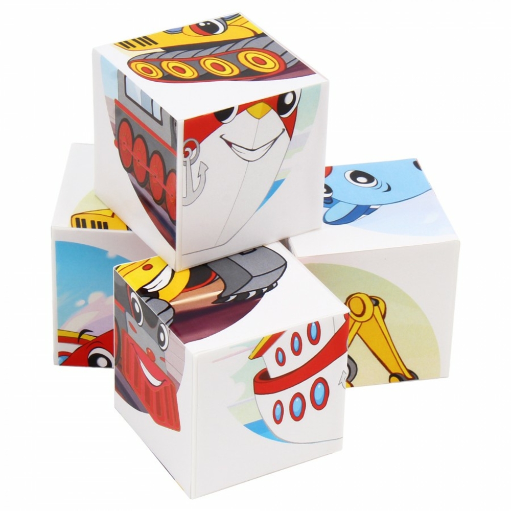 Фото, Відеоогляди іграшка кубики "у світі техніки технок", арт.1769