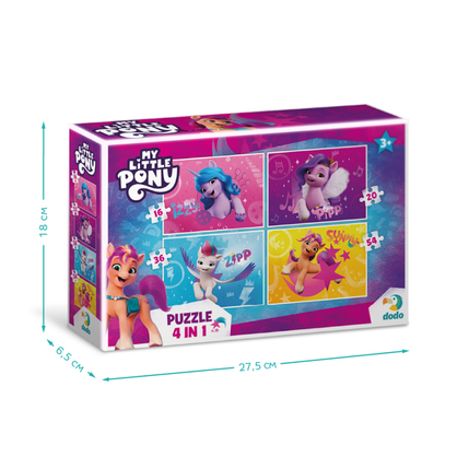 Фото, Відеоогляди пазл 4в1 dodo my little pony чотири подружки