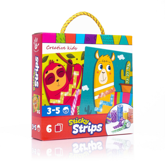 Набір для творчості з декоративним скотчем «Sticky strips. Лама» Vladi Toys VT4433-04