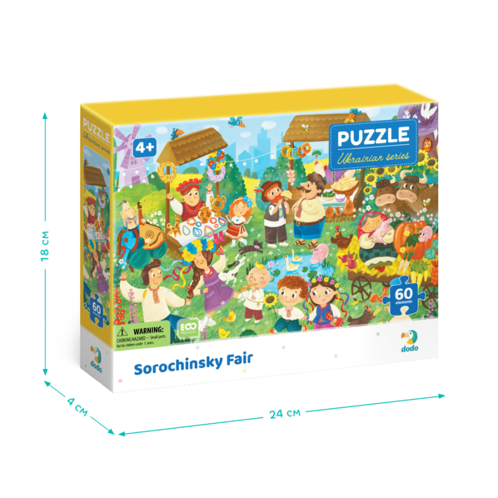 Фото, Відеоогляди пазл dodo сорочинський ярмарок