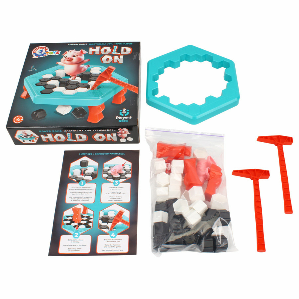 Фото, Відеоогляди настільна гра "тримайся малюк технок", арт.1324