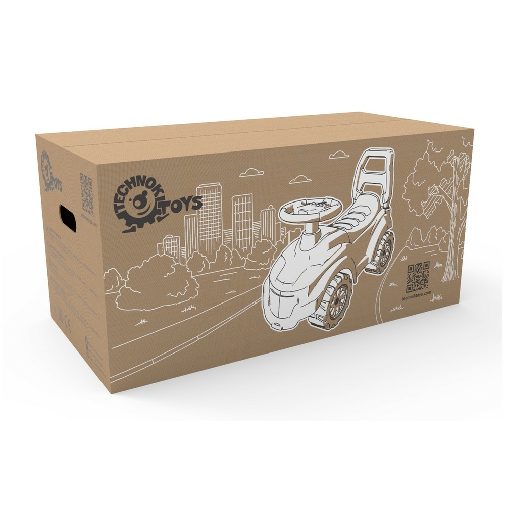 Фото, Видеообзоры іграшка "автомобіль для прогулянок технок", арт.6672