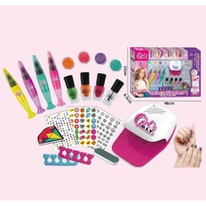 Набір для манікюру 666-8 (36/2) 8 лаків, 2бафи, 4 глітери, наліпки, лампа, в кор Набір для манікюру 666-8 (36/2) 8 лаків, 2бафи, 4 глітери, наліпки, лампа, в кор