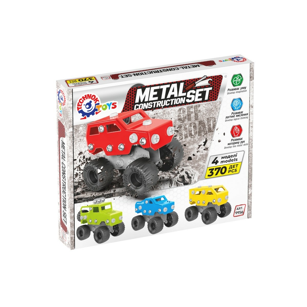 Фото, Відеоогляди іграшка "конструктор металевий технок", арт.9956
