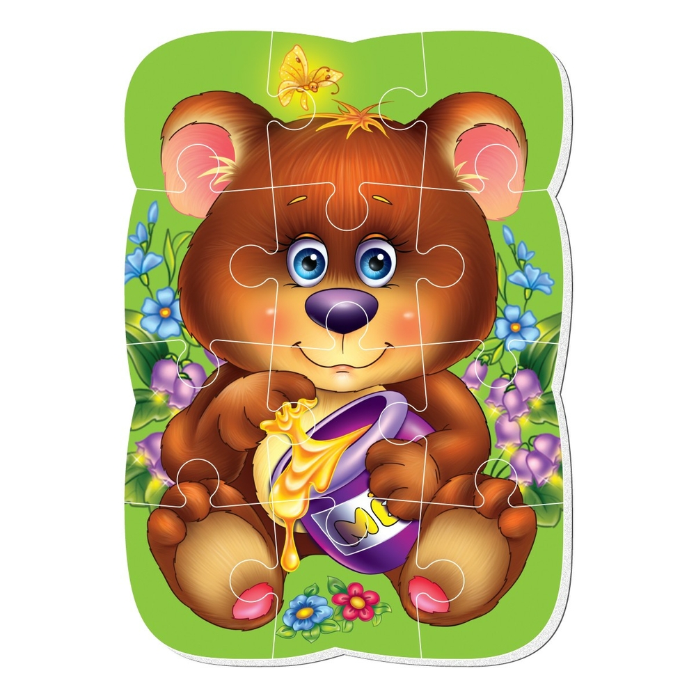 Фото, Видеообзоры магнітні пазли а5 «ведмежа» vt3301-04