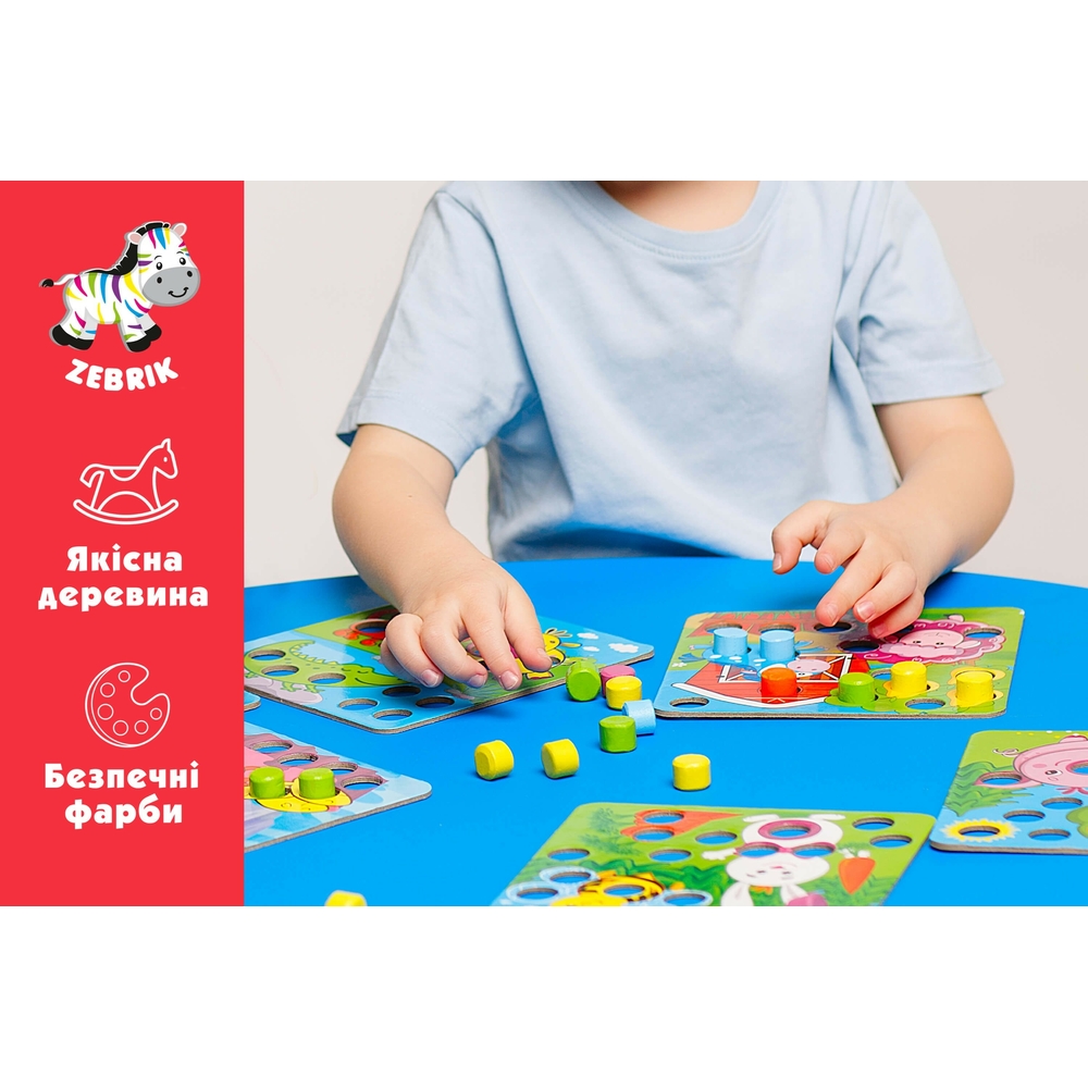 Фото, Відеоогляди мозаїка дерев'яна «ферма» zb2002-01