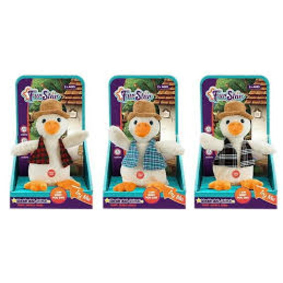 Гусак музичний Т835 (48) 3 види, музика, повторюшка, в коробці