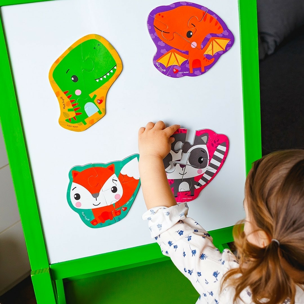 Фото, Видеообзоры магнітні бебі пазли «fisher-price. динозаврики» vt3208-16