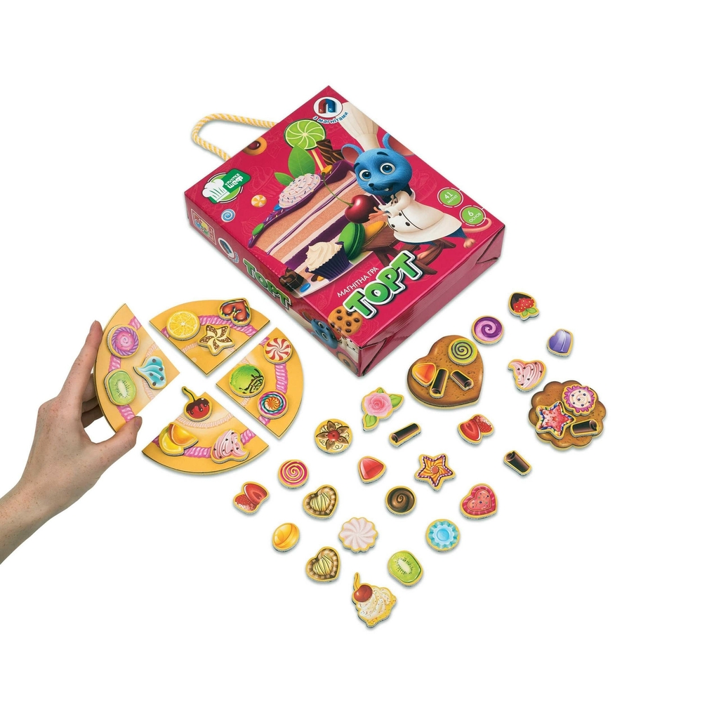 Фото, Відеоогляди гра магнітна «торт» vt3004-01