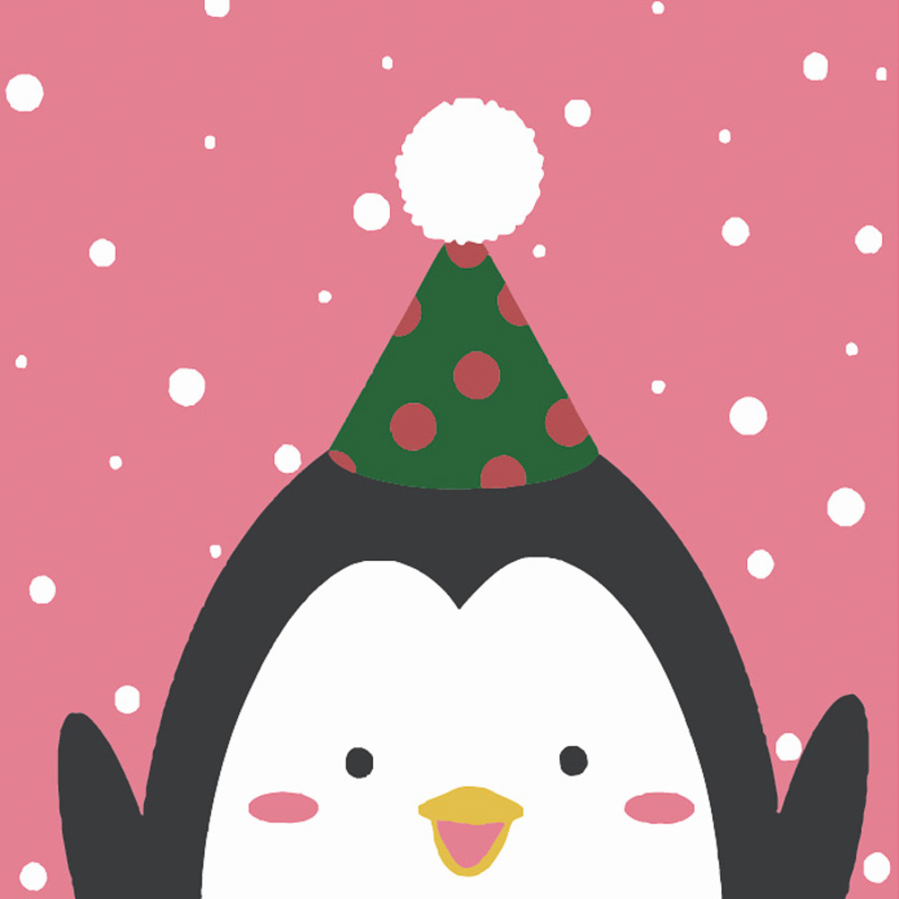 Фото, Відеоогляди картина за номерами strateg  пінгвін розміром 20х20 см (hh5129)