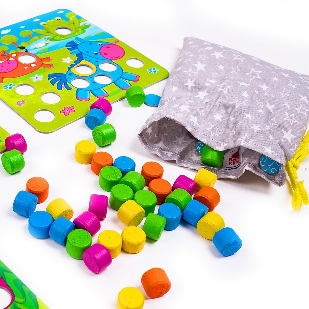 Фото, Відеоогляди дерев'яна мозаїка з мішечком. «ферма» rw4003