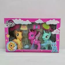 Поні QH-5C (60/2) 3 іграшки, аксесуари, в коробці Поні QH-5C (60/2) 3 іграшки, аксесуари, в коробці