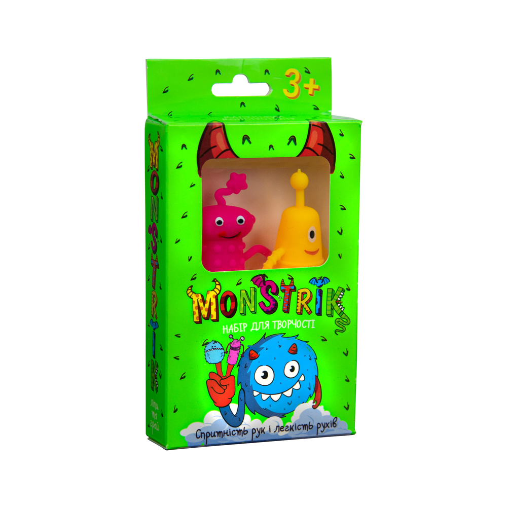 Фото, Відеоогляди набір для творчості strateg монстрик українською мовою (71823)