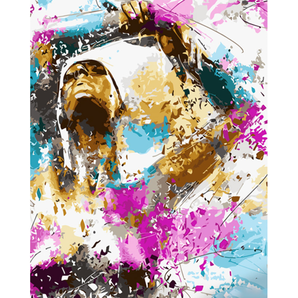 Фото, Відеоогляди картина за номерами strateg преміум золота акварель розміром 40х50 см (gs1068)