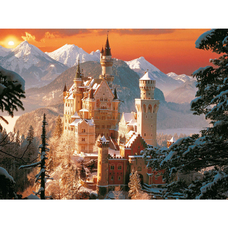 Алмазна мозаїка Strateg ПРЕМІУМ Нойшванштайн у снігу Альп без підрамника розміром 40х50 см (GC77926) Алмазна мозаїка Strateg ПРЕМІУМ Нойшванштайн у снігу Альп без підрамника розміром 40х50 см (GC77926)