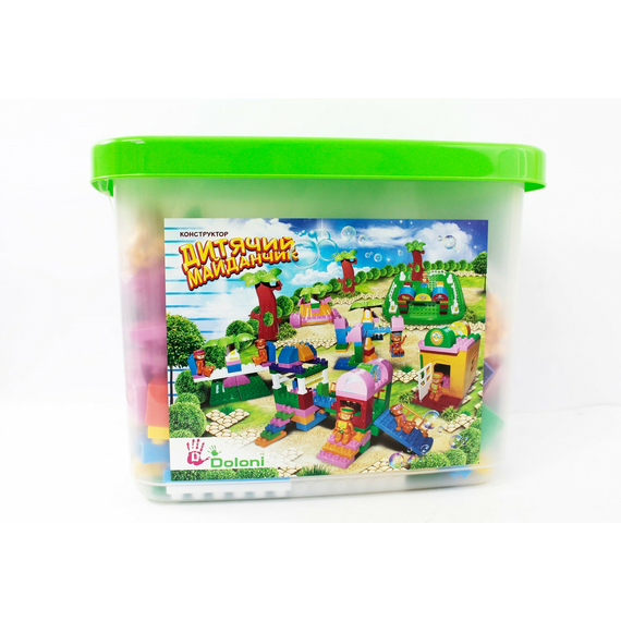 Конструктор "Детская площадка" 172 детали в боксе Doloni Toys арт. 013888/09