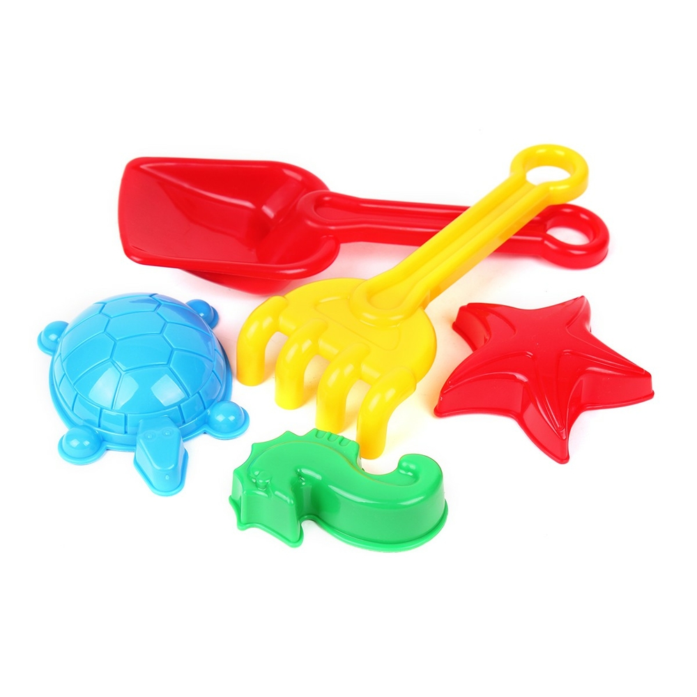 Фото, Видеообзоры іграшка набір "лопатка + грабельки б+3 пасочки технок", арт.2254