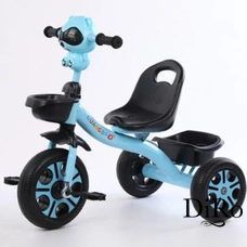 Велосипед триколісний Kids tricycle триколісний трицикл 2 корзини EVA колеса музика світло для дітей