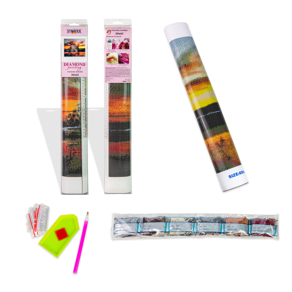 Фото, Відеоогляди алмазна мозаїка strateg преміум лавертеццо швейцарія без підрамника розміром 50х65 см  (sgk86075)