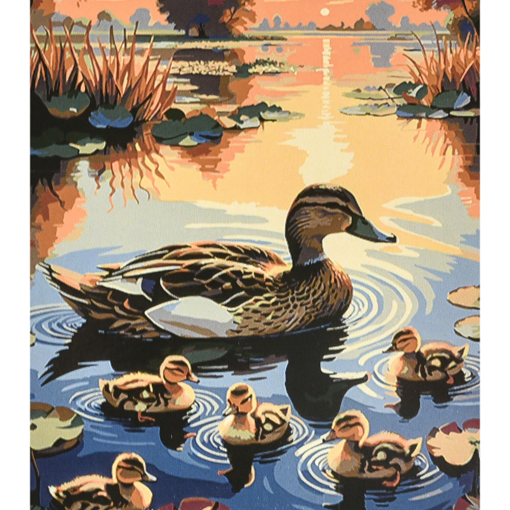 Фото, Видеообзоры картина за номерами strateg преміум мати і п’ять малят з лаком та рівнем розміром 40х50 см (va-4644)