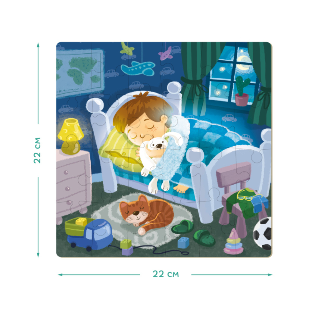 Фото, Відеоогляди пазл 4в1 dodo мій день