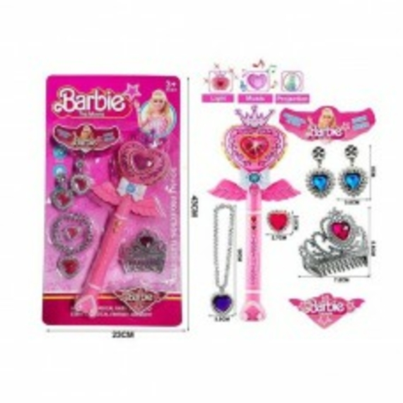 Набір прикрас 124А-7 (96/2) 2 види, діадема, посох, кольє, кабл, сережки, підсвіч, проекція, звук