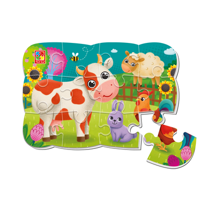 Фото, Відеоогляди гра розвиваюча vladi toys пазли м'які магнітні а5 малюк зможе "ферма" vt3205-89