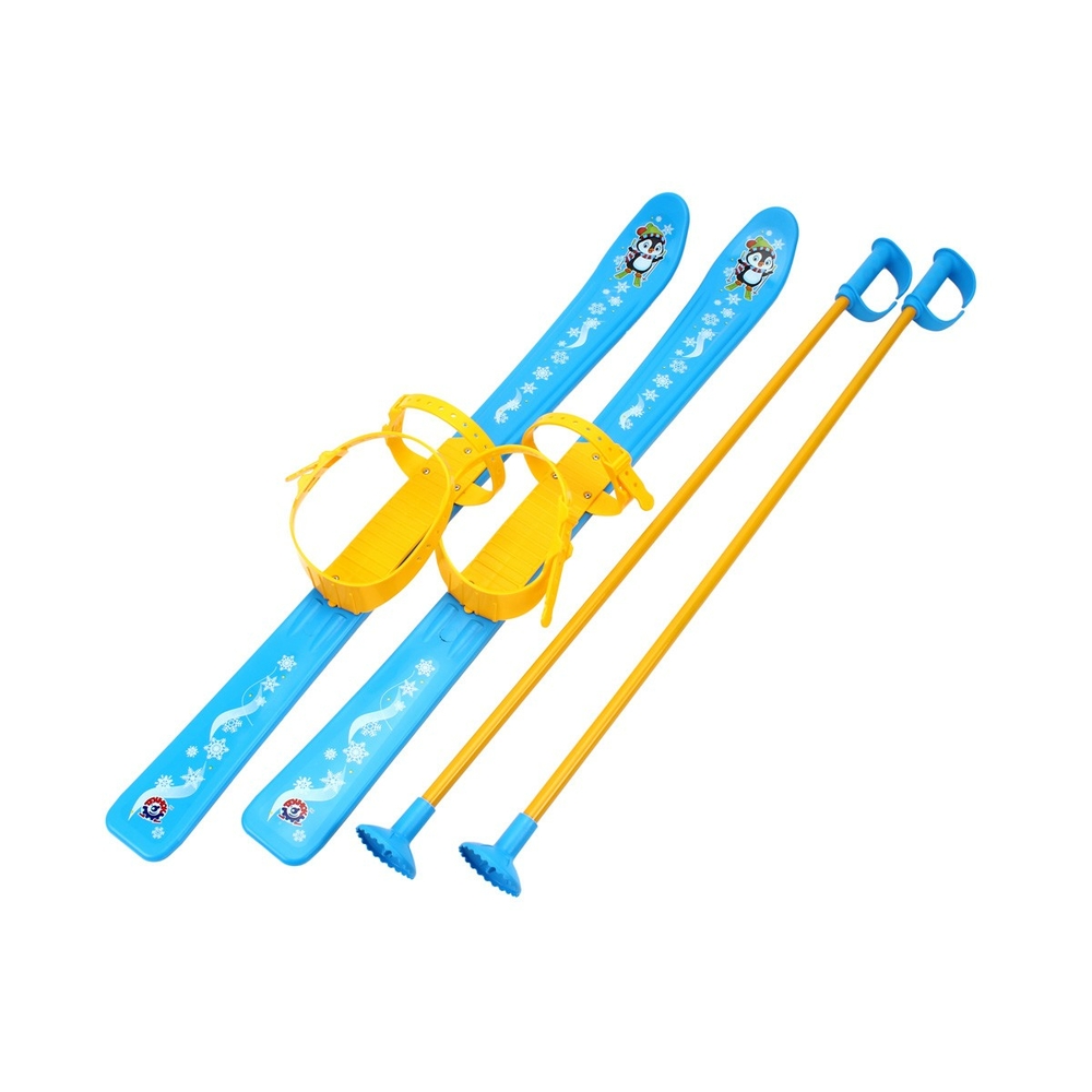 Фото, Відеоогляди лижі з палицями дитячі, арт.3350 