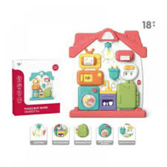 Бізіборд YL516 (24) звуки, підсвіч, рухл елементи, в коробці