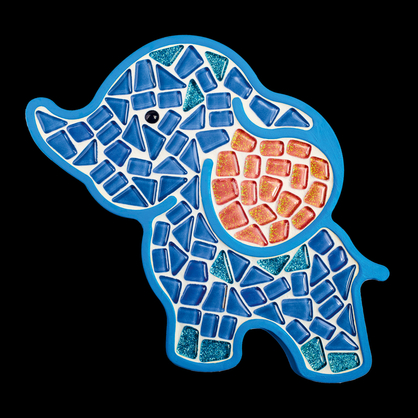 Фото, Відеоогляди набір для творчості скляна мозаїка «слоник» для дітей mosaaro ma7000