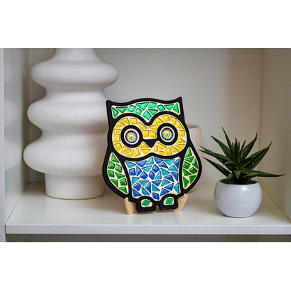 Фото, Відеоогляди набір для творчості скляна мозаїка «сова» mosaaro ma2004