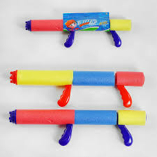 Водний пістолет  1112-465 (120/2) 2 кольори, поролоновий, 45см, на листі