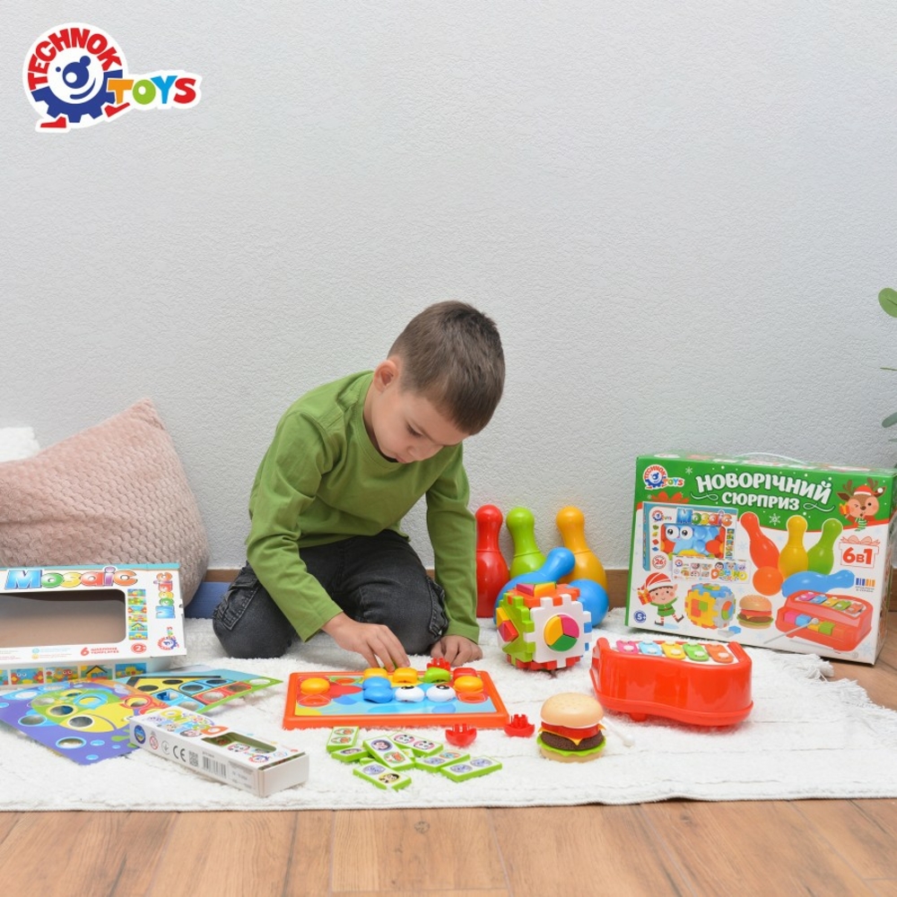 Фото, Відеоогляди новорічний набір іграшок технок, арт.8829