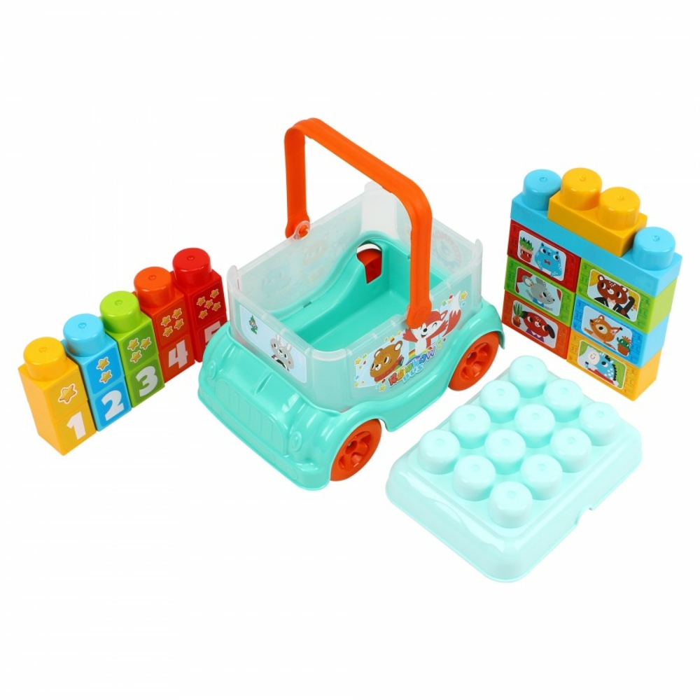 Фото, Видеообзоры іграшка "автобус-конструктор технок", арт.0396