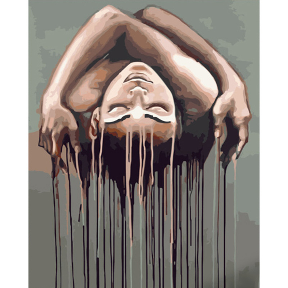 Фото, Видеообзоры картина за номерами strateg преміум потоки тіла розміром 40х50 см (gs655)